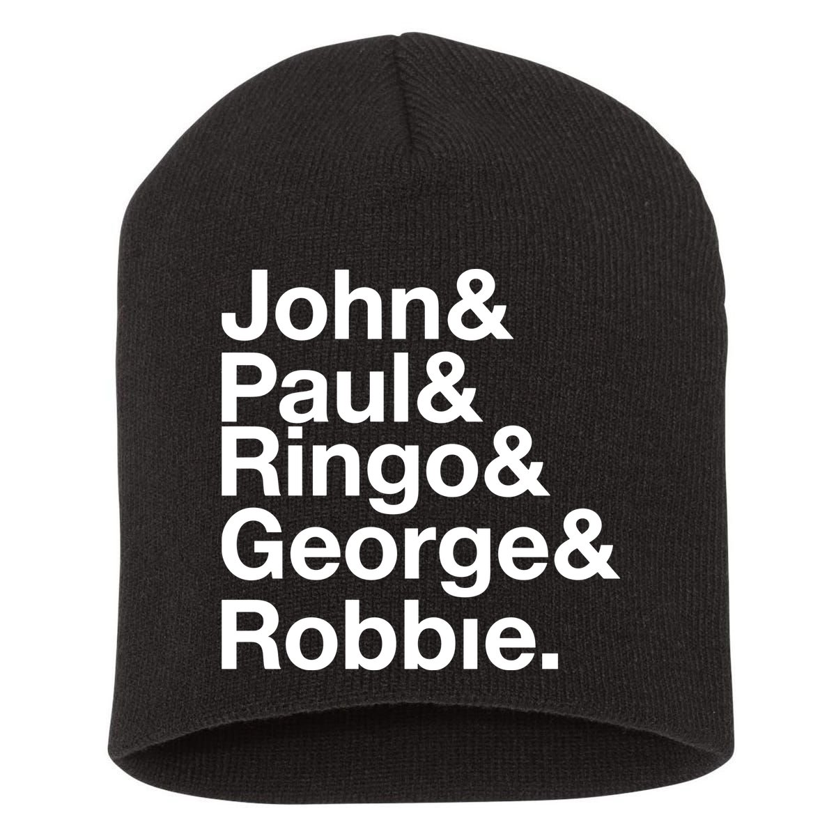 Robbie Williams John Paul Ringo George Robbie Short Acrylic Beanie