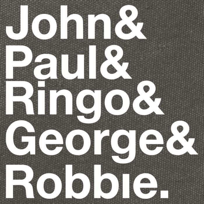 Robbie Williams John Paul Ringo George Robbie Cotton Canvas Backpack