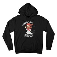 Running With Jesus Christian Faith Runner And Jogging Hoodie