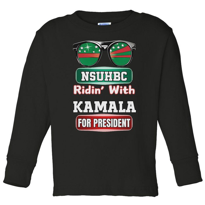 Ridin With Kamala Norfolk Nsuhbc Hbc Toddler Long Sleeve Shirt