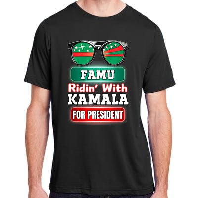 Ridin With Kamala Florida Famu Hbc Adult ChromaSoft Performance T-Shirt