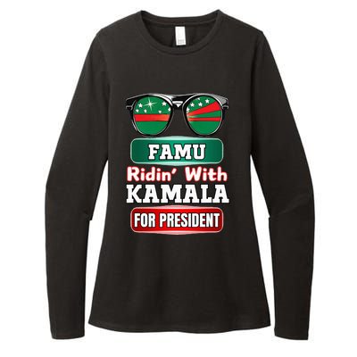 Ridin With Kamala Florida Famu Hbc Womens CVC Long Sleeve Shirt