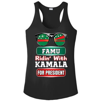 Ridin With Kamala Florida Famu Hbc Ladies PosiCharge Competitor Racerback Tank