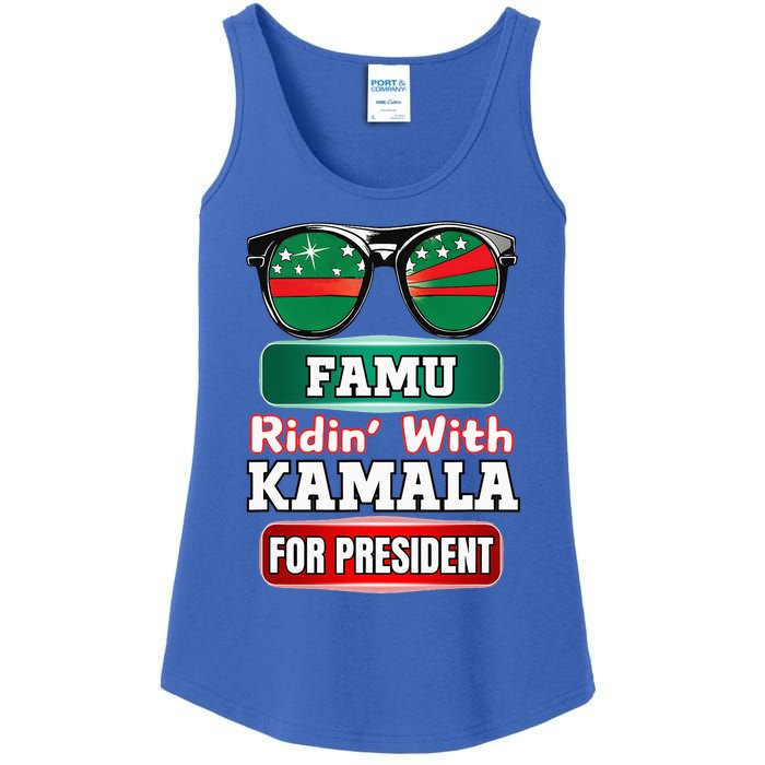 Ridin With Kamala Florida Famu Hbc Ladies Essential Tank