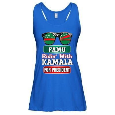 Ridin With Kamala Florida Famu Hbc Ladies Essential Flowy Tank