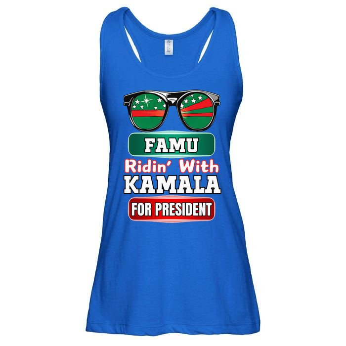 Ridin With Kamala Florida Famu Hbc Ladies Essential Flowy Tank