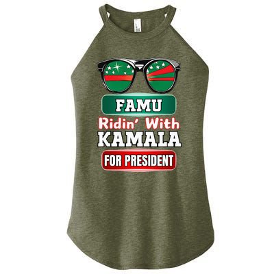 Ridin With Kamala Florida Famu Hbc Women's Perfect Tri Rocker Tank