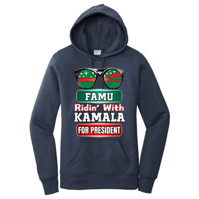 Ridin With Kamala Florida Famu Hbc Women's Pullover Hoodie