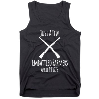 Revolutionary War Lexington Embattled Farmers Concord 1775 Tank Top