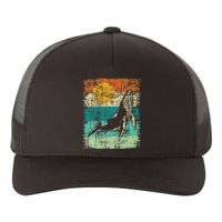 Retro Whale Lover Marine Biologist Aquarist Whales Animal Yupoong Adult 5-Panel Trucker Hat