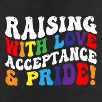 Raising With Love Acceptance And Pride Groovy Lgbtq Cool Comfort Performance Bucket Hat