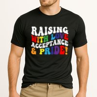 Raising With Love Acceptance And Pride Groovy Lgbtq Performance Shirt