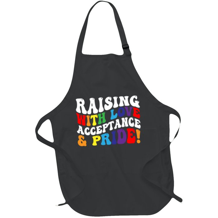 Raising With Love Acceptance And Pride Groovy Lgbtq Apron