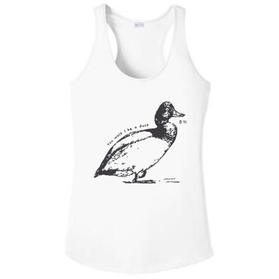 Rm Walk Like A Duck Ladies PosiCharge Competitor Racerback Tank