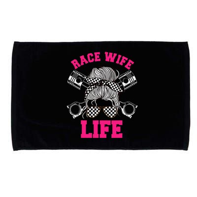 Race Wife Life Dirt Track Racing Racer Bike Car MX Microfiber Hand Towel