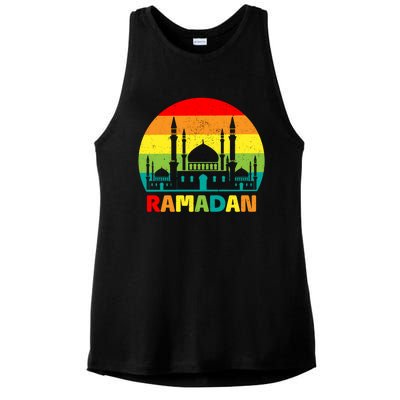 Ramadan Weight Loss And Fasting Fasting Mode On Cute Gift Ladies PosiCharge Tri-Blend Wicking Tank