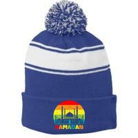 Ramadan Weight Loss And Fasting Fasting Mode On Cute Gift Stripe Pom Pom Beanie