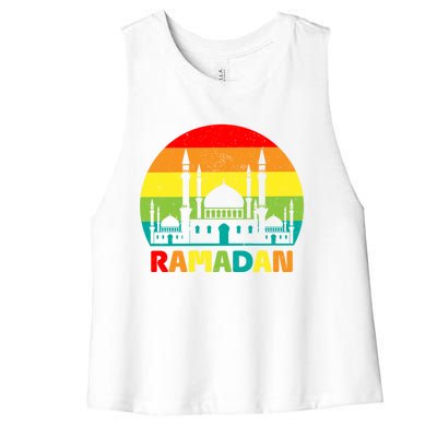 Ramadan Weight Loss And Fasting Fasting Mode On Cute Gift Women's Racerback Cropped Tank