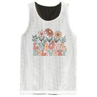 Retro Wildflowers Labor And Delivery Nurse Back To School Mesh Reversible Basketball Jersey Tank