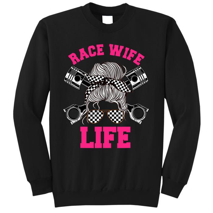 Race Wife Life Dirt Track Racing Racer Bike Car MX Sweatshirt