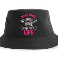 Race Wife Life Dirt Track Racing Racer Bike Car MX Sustainable Bucket Hat