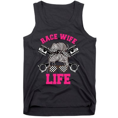 Race Wife Life Dirt Track Racing Racer Bike Car MX Tank Top