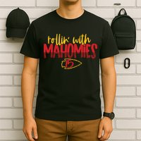 Rolling With Mahomies Mahomes 15 T-Shirt