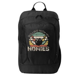 Rolling With My Homies Retro Bowling Bowler Team City Backpack