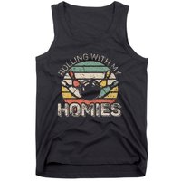 Rolling With My Homies Retro Bowling Bowler Team Tank Top