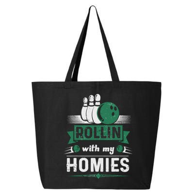 Rollin with my Homies Retro Bowling 25L Jumbo Tote