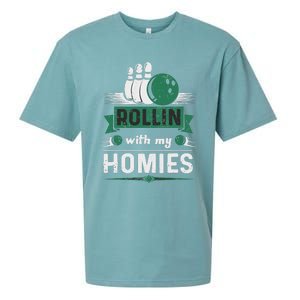 Rollin with my Homies Retro Bowling Sueded Cloud Jersey T-Shirt