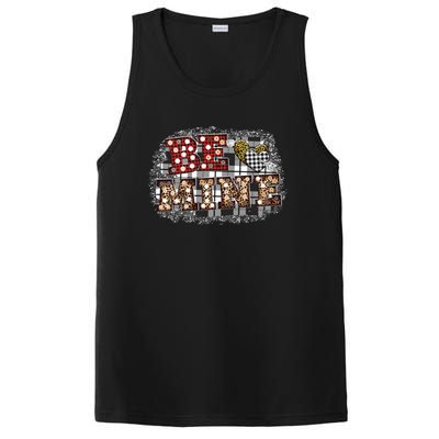 Retro Western Marquee Be Mine Valentines Day Aesthetic Love Funny Gift PosiCharge Competitor Tank