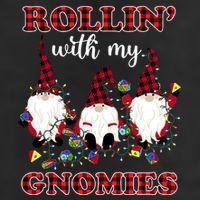 Rollin With My Gnomies Roll For Initiative Christmas Gnomes Gift Adult Drive Performance Visor