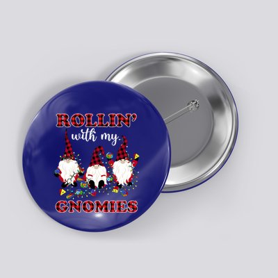 Rollin With My Gnomies Roll For Initiative Christmas Gnomes Gift Button