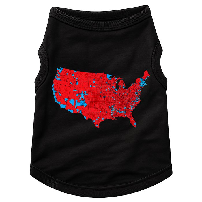 Red Wave Map Of Usa In The 2024 Presidential Election Maga Doggie Tank