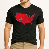 Red Wave Map Of Usa In The 2024 Presidential Election Maga Performance Shirt