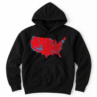 Red Wave Map Of Usa In The 2024 Presidential Election Maga Hoodie