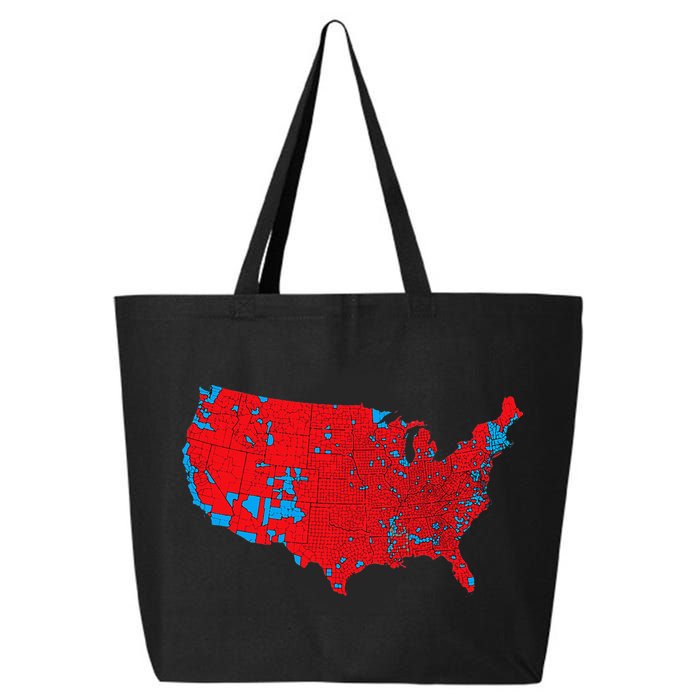 Red Wave Map Of Usa In The 2024 Presidential Election Maga 25L Jumbo Tote