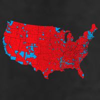 Red Wave Map Of Usa In The 2024 Presidential Election Maga 25L Jumbo Tote
