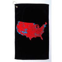 Red Wave Map Of Usa In The 2024 Presidential Election Maga Golf Towel
