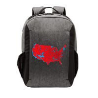 Red Wave Map Of Usa In The 2024 Presidential Election Maga Vector Backpack
