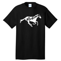 Running Wild Mustang Horse Breed Lover Silhouette Tall T-Shirt