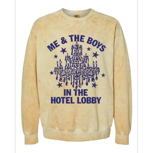 Remi Wolf Me And The B.O.Y.S In The Hotel Lobby Colorblast Crewneck Sweatshirt