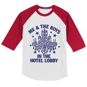 Remi Wolf Me And The B.O.Y.S In The Hotel Lobby Kids Colorblock Raglan Jersey