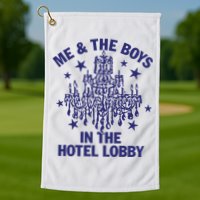 Remi Wolf Me And The B.O.Y.S In The Hotel Lobby Golf Towel
