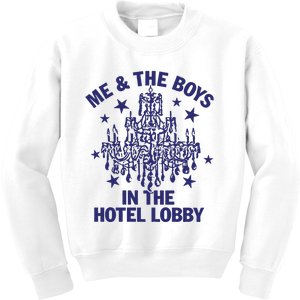 Remi Wolf Me And The B.O.Y.S In The Hotel Lobby Kids Sweatshirt