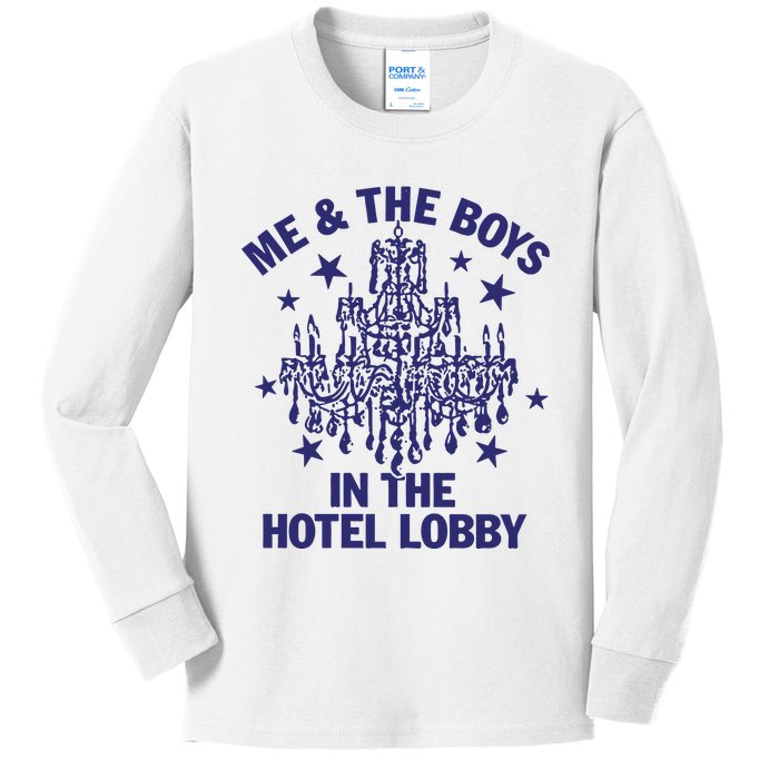 Remi Wolf Me And The B.O.Y.S In The Hotel Lobby Kids Long Sleeve Shirt