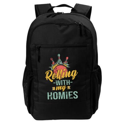 Rollin With My Homies Retro Bowling Backpack