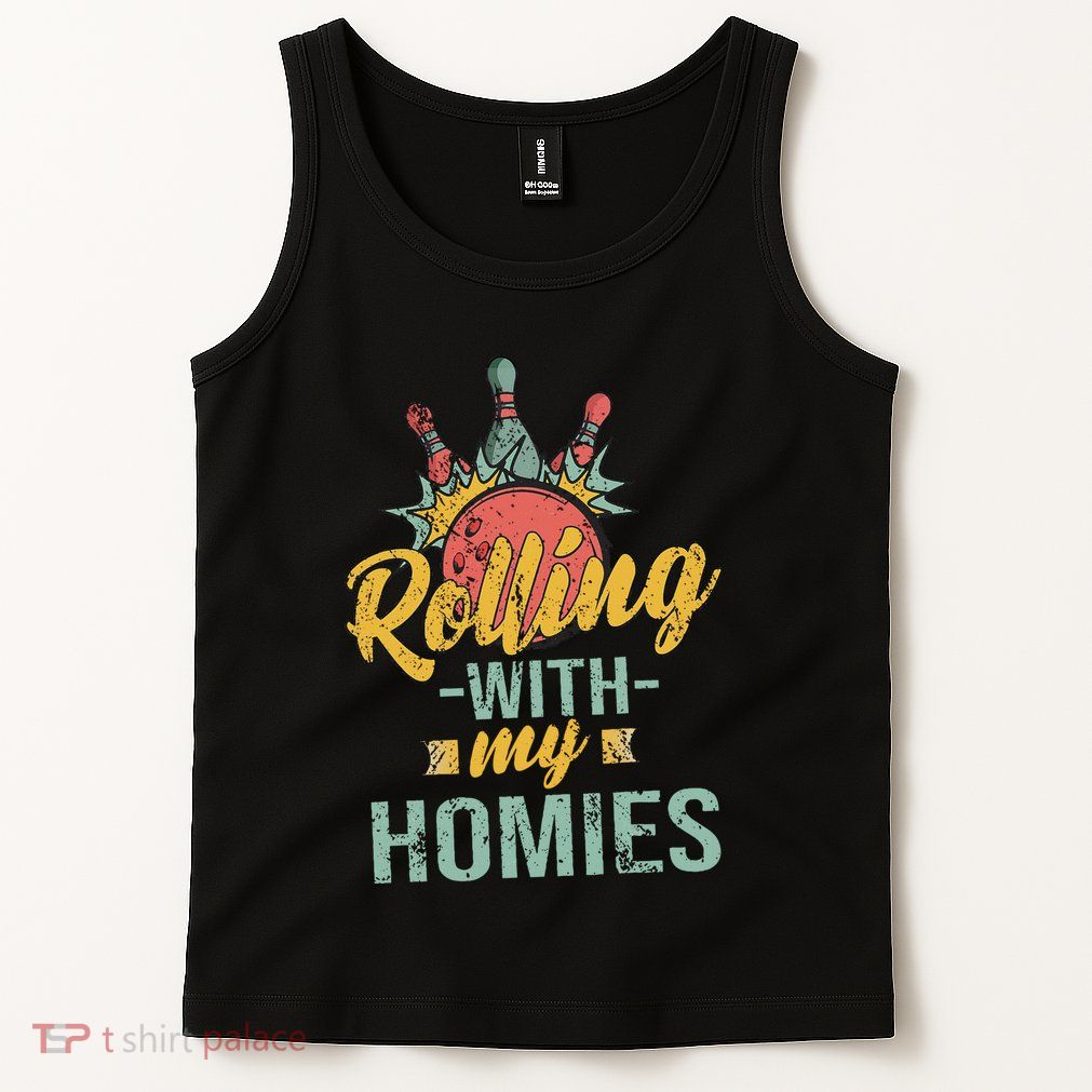Rollin With My Homies Retro Bowling Tank Top