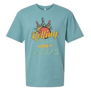 Rollin With My Homies Retro Bowling Sueded Cloud Jersey T-Shirt